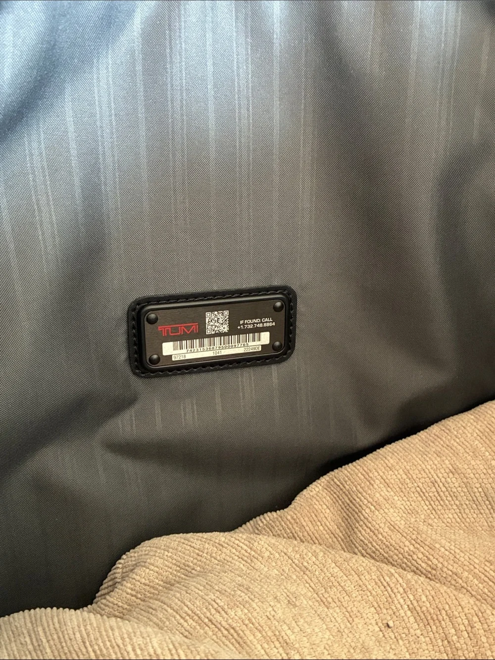 TUMI x Subaru Black Ballistic Nylon Weekender Duffel Bag Gym Travel